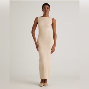 Quince Organic Cotton Cashmere Maxi Dress